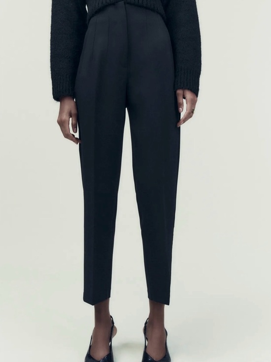 Zara Pants - Zara Black Cropped Tailored Women's Pants